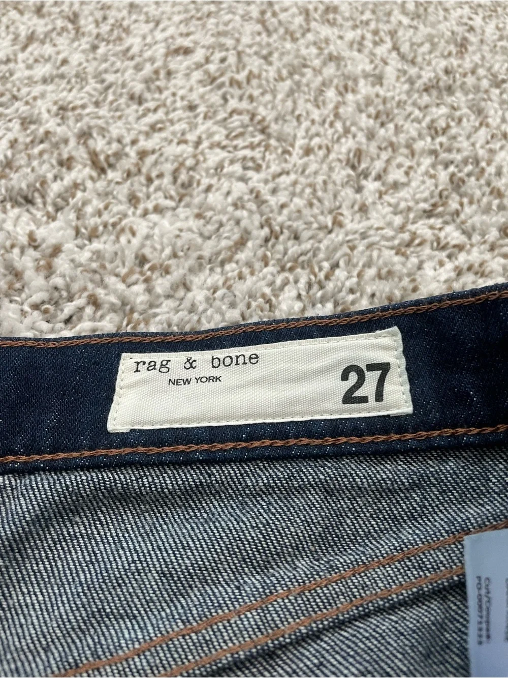 rag & bone Harlow Mid-Rise Ankle Straight Jeans Women’s 27 - Picture 3 of 8